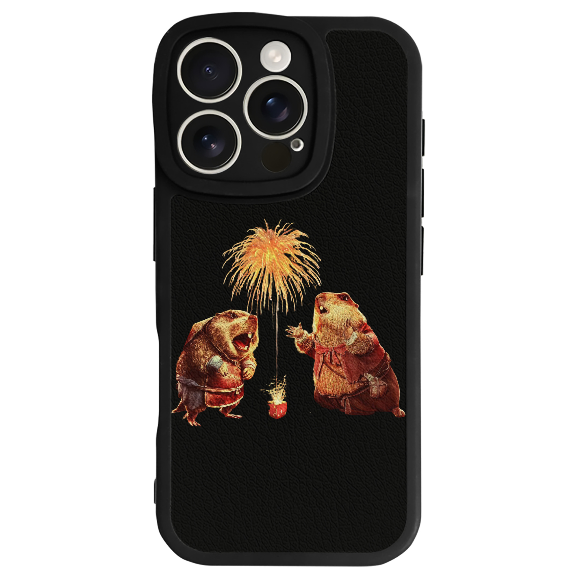 （画像用） Ne Zha 2 ナタ 魔童の大暴れ 【iPhone 16シリーズ対応】シリコンスマホケース（レザー調） 材質：シリコン